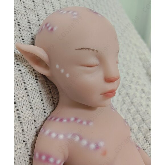 45cm Reborn Baby Dolls Full Body Platinum Soft Silicone Doll 4.96lbs Girl Baby - Picture 7 of 16